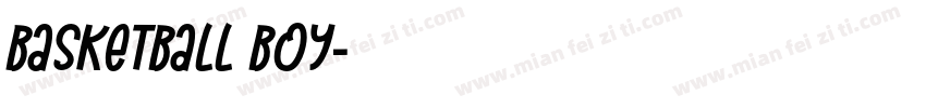 Basketball Boy字体转换